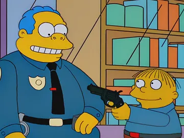 Ralph y el jefe Wiggum en 'Los Simpson' Ralph y el jefe Wiggum en 'Los Simpson'