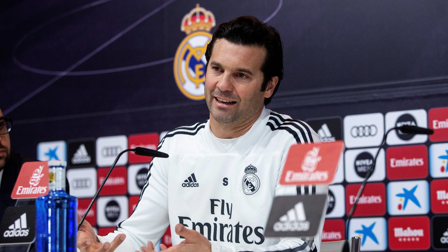Santiago Solari, en rueda de prensa Santiago Solari, en rueda de prensa