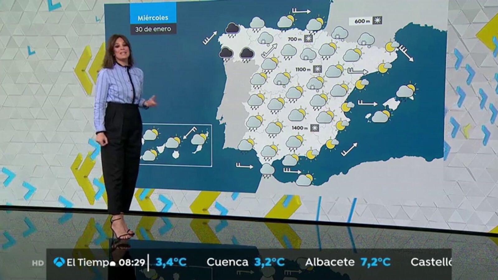 Continúan las lluvias persistentes y el viento