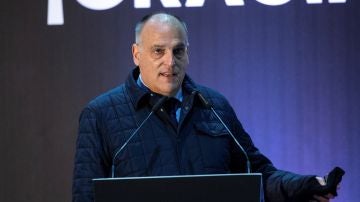 El presidente de LaLiga, Javier Tebas