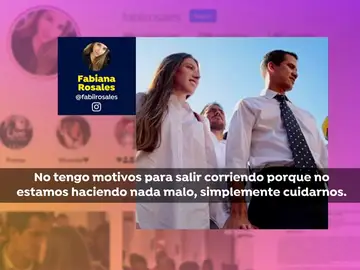 FABIANA ROSALES: "No estamos haciendo nada malo" FABIANA ROSALES: "No estamos haciendo nada malo"