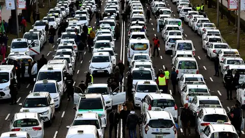 Huelga de Taxis en Madrid Huelga de Taxis en Madrid
