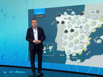 Lluvias generalizadas pese a la subida de temperaturas en todo el país