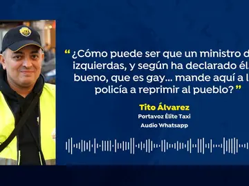 Tito Álvarez, el líder del taxi, viaja a Bruselas invitado por Podemos Tito Álvarez, el líder del taxi, viaja a Bruselas invitado por Podemos