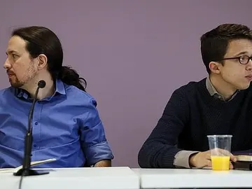 Pablo Iglesias e Íñigo Errejón, en la foto Pablo Iglesias e Íñigo Errejón, en la foto