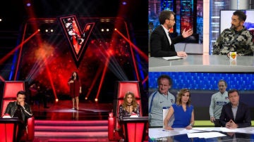 'La Voz', líder absoluto, récord de temporada para 'El Hormiguero 3.0' y máximo histórico para Deportes