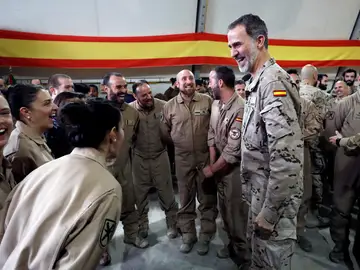 El rey Felipe VI celebra su cumpleaños en Irak El rey Felipe VI celebra su cumpleaños en Irak