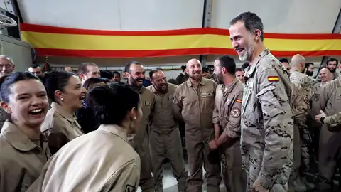 El rey Felipe VI celebra su cumpleaños en Irak El rey Felipe VI celebra su cumpleaños en Irak