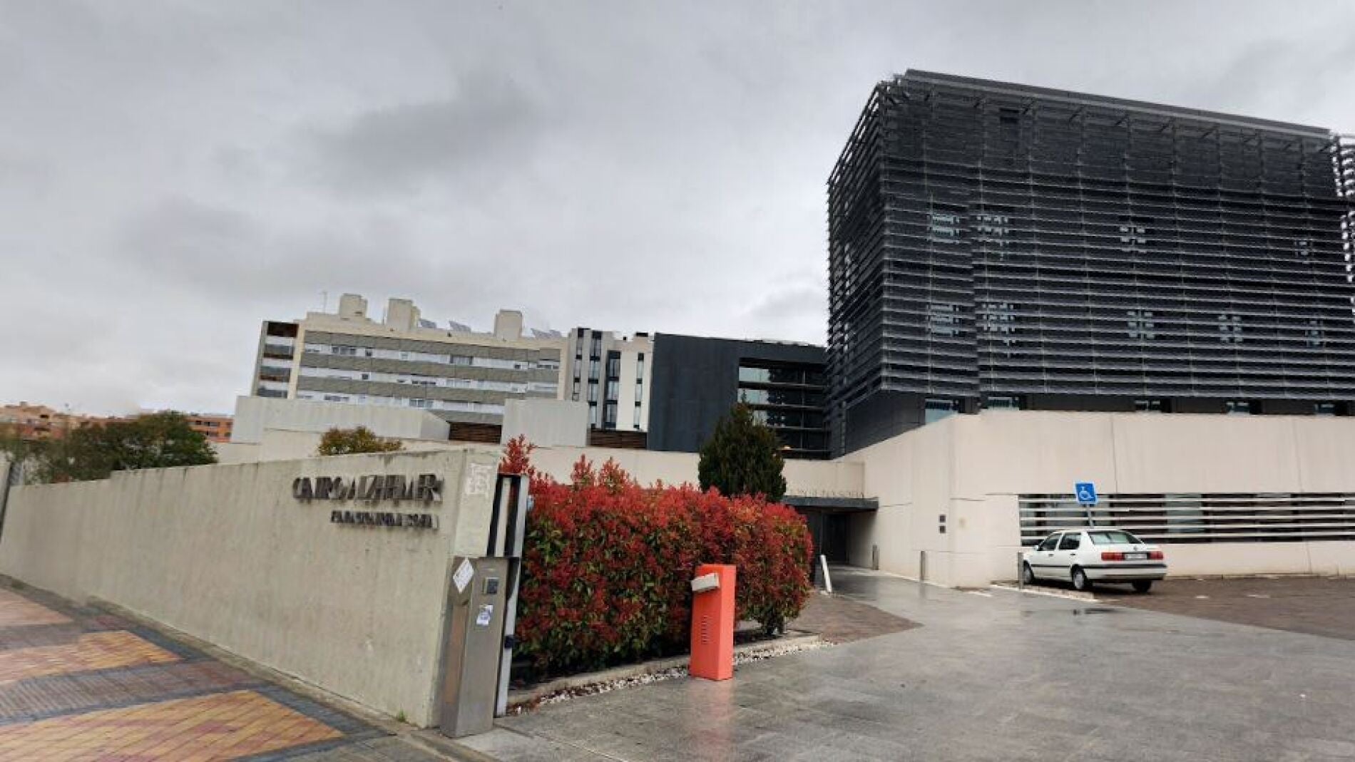 Imagen de la fachada de la residencia de personas con Alzheimer en Madrid