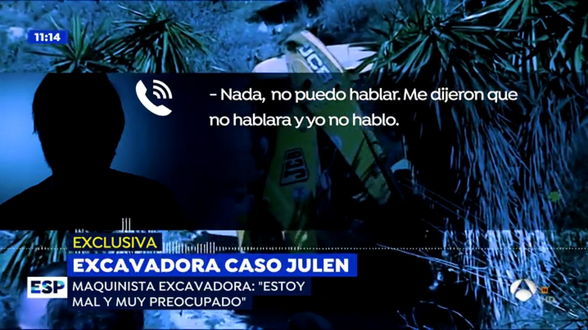  'Caso Julen': El operario que movi&oacute; tierra junto al pozo est&aacute; "muy preocupado" y tiene miedo a hablar