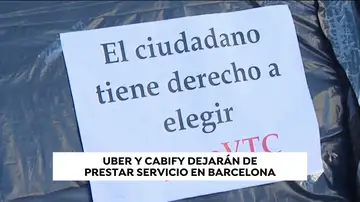 Uber y Cabify ponen fin a sus servicios en Barcelona a partir del 1 de febrero Uber y Cabify ponen fin a sus servicios en Barcelona a partir del 1 de febrero