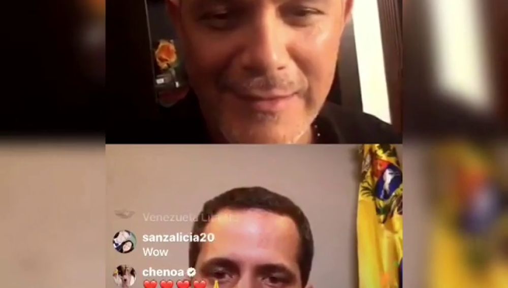 Juan Guaidó, entrevistado por Alejandro Sanz: 