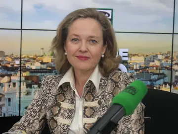 La ministra de Economía, Nadia Calviño, en Más de uno La ministra de Economía, Nadia Calviño, en Más de uno