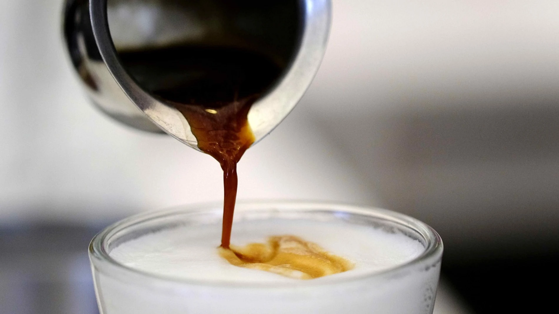 Imagen de un café con leche Imagen de un café con leche