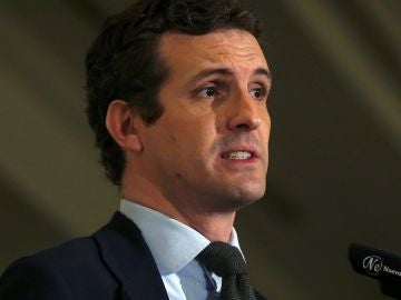 El presidente del Partido Popular, Pablo Casado