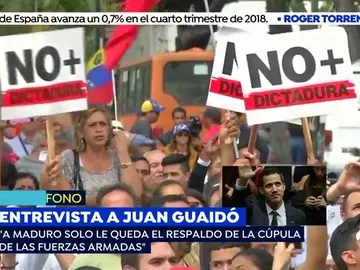 Juan Guaidó: "Venezuela no es un problema de derechas ni de izquierdas, es un tema de humanidad" Juan Guaidó: "Venezuela no es un problema de derechas ni de izquierdas, es un tema de humanidad"