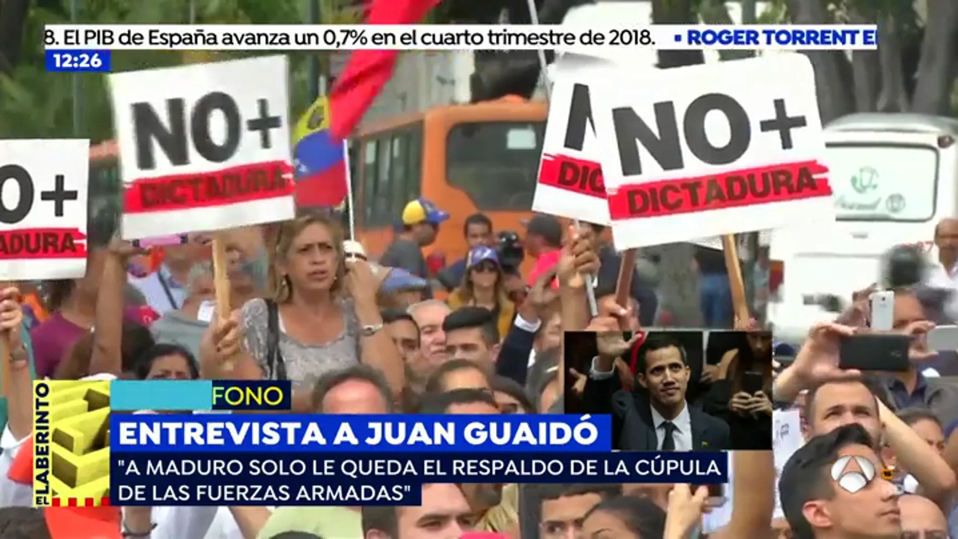 Juan Guaidó: "Venezuela no es un problema de derechas ni de izquierdas, es un tema de humanidad"