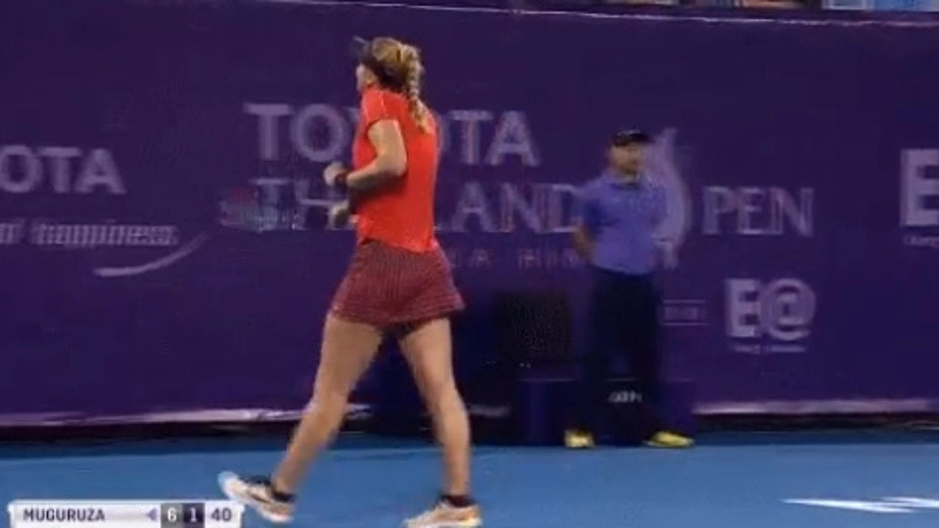 Sabine Lisicki, en su partido contra Muguruza Sabine Lisicki, en su partido contra Muguruza