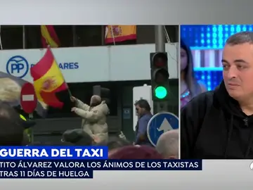 Tito Álvarez, portavoz de Élite Taxi Barcelona, confiesa que ha recibido ofertas para entrar en política Tito Álvarez, portavoz de Élite Taxi Barcelona, confiesa que ha recibido ofertas para entrar en política