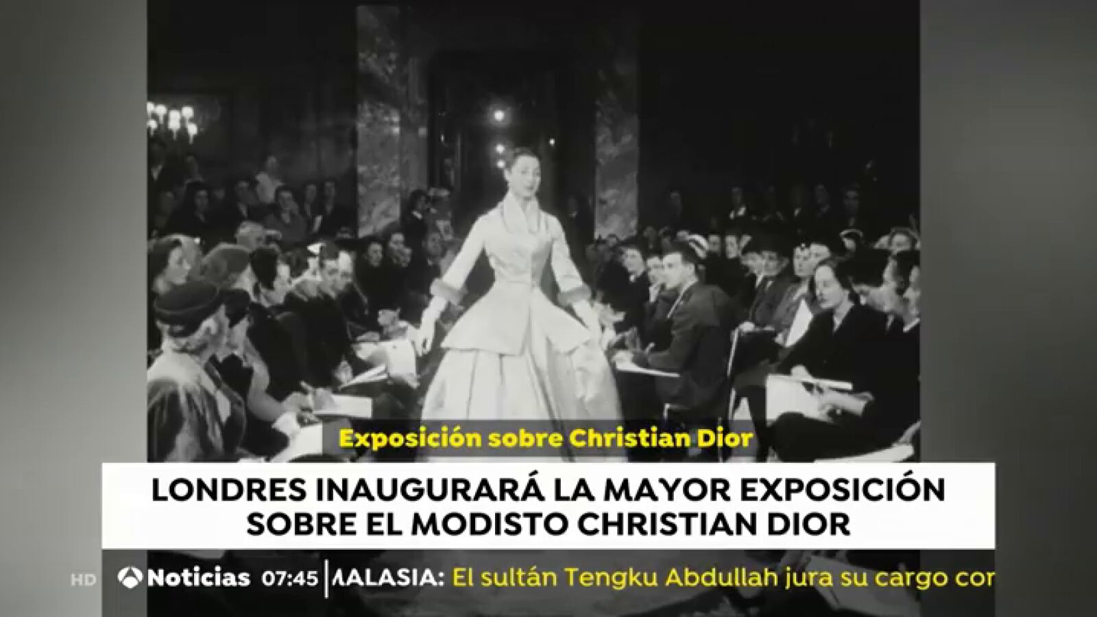 Reino Unido inaugura la mayor exposición sobre Christian Dior