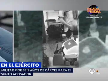 El drama de Delia, la soldado acosada por su superior. El drama de Delia, la soldado acosada por su superior.