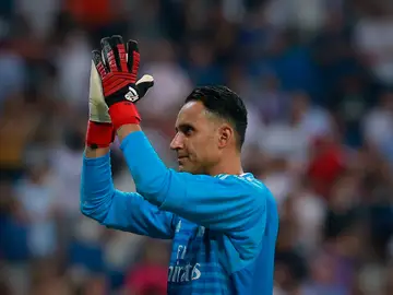 Keylor Navas aplaude a la afición Keylor Navas aplaude a la afición