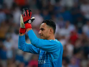 Keylor Navas aplaude a la afición Keylor Navas aplaude a la afición