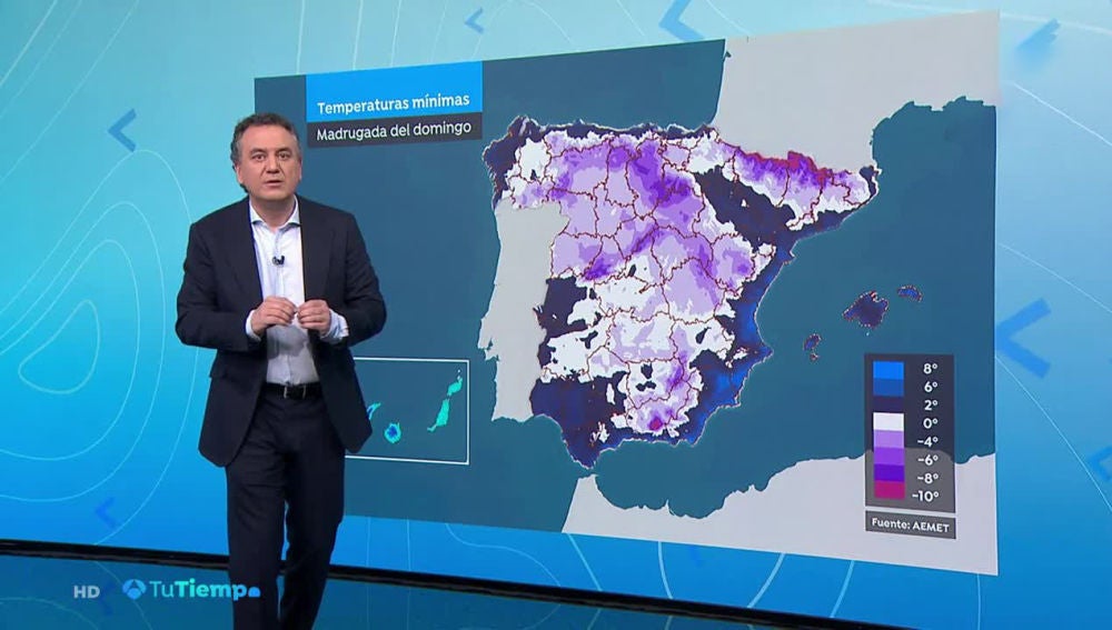 'Helena' dejará nevadas importantes, viento y lluvia en la mayor parte de España 