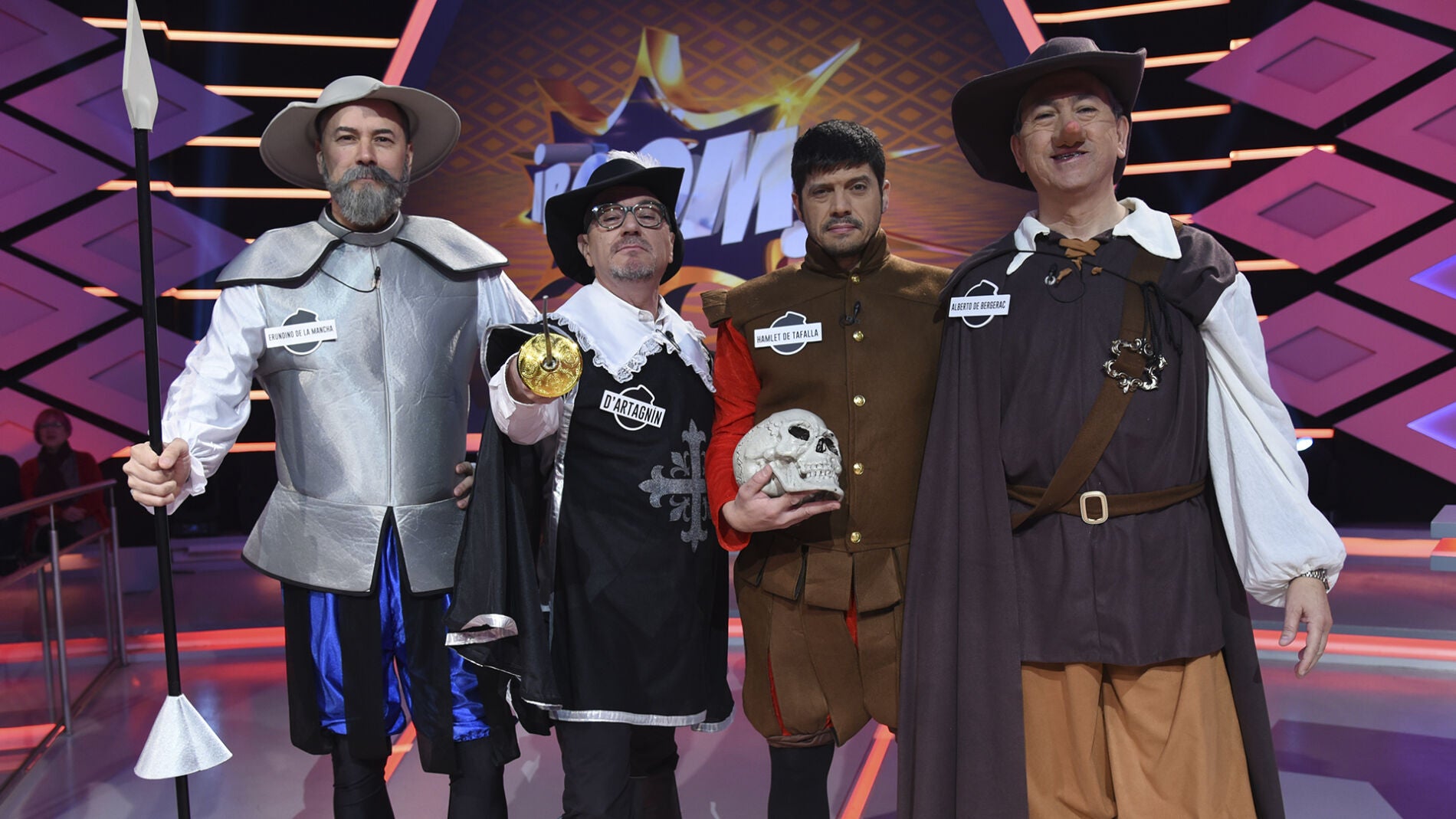 'Los Lobos' se visten el lunes de personajes hist&oacute;ricos para celebrar los 400 programas en '&iexcl;Boom!' 