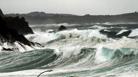 Vista de la costa noroeste de Coruña, en Meirás Vista de la costa noroeste de Coruña, en Meirás