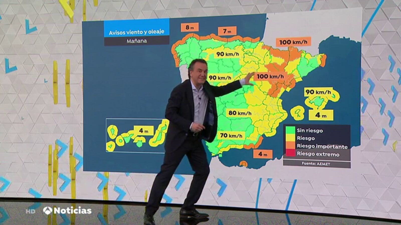 El viento cobra fuerza y pone en alerta a toda España