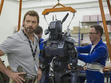 Hugh Jackman en 'Chappie' Hugh Jackman en 'Chappie'