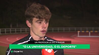 El dilema de Adrián Ben, una promesa del atletismo español: 