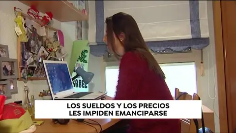 El porcentaje de 'no' emancipación de los jóvenes españoles entre los 16 y 34 años aumenta un 7% en diez años El porcentaje de 'no' emancipación de los jóvenes españoles entre los 16 y 34 años aumenta un 7% en diez años
