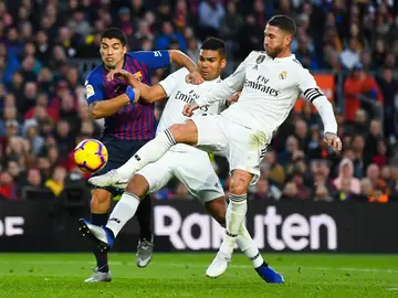 Momento del Barcelona - Real Madrid Momento del Barcelona - Real Madrid
