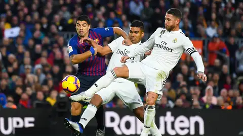 Momento del Barcelona - Real Madrid Momento del Barcelona - Real Madrid