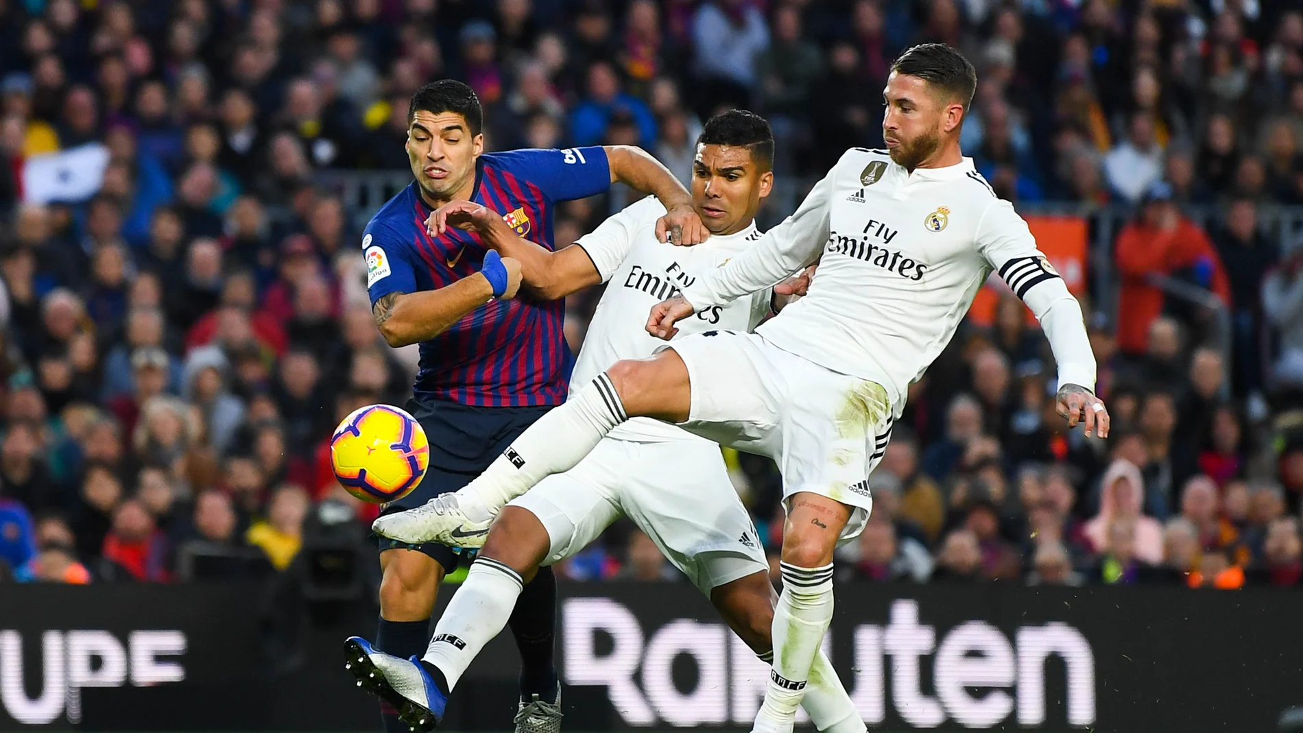 Momento del Barcelona - Real Madrid Momento del Barcelona - Real Madrid