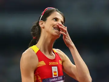 Ruth Beitia, en Londres 2012 Ruth Beitia, en Londres 2012