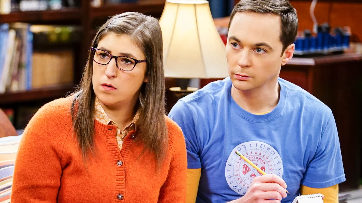 Mayim Bialik y Jim Parsons como Amy y Sheldon en 'The Big Bang Theory' Mayim Bialik y Jim Parsons como Amy y Sheldon en 'The Big Bang Theory'