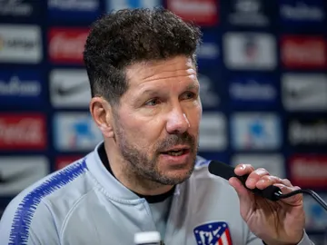 Diego Simeone, en rueda de prensa Diego Simeone, en rueda de prensa