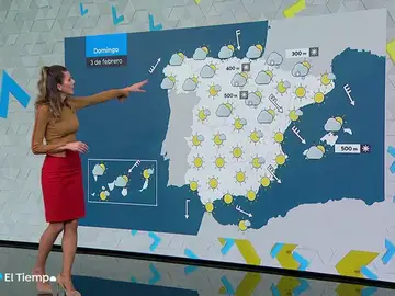 El domingo, nieve en el norte peninsular y fuerte viento en amplias zonas El domingo, nieve en el norte peninsular y fuerte viento en amplias zonas