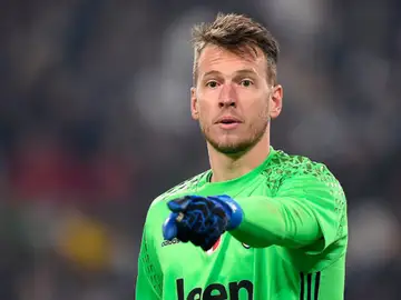 El portero del Valencia, Neto. El portero del Valencia, Neto.