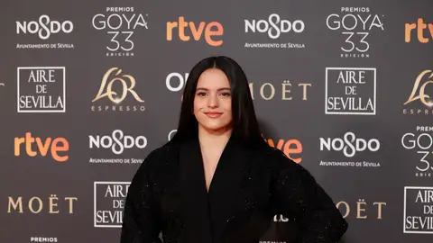 La cantante Rosalía de Juan Vidal Alfombra roja Premios Goya 2019