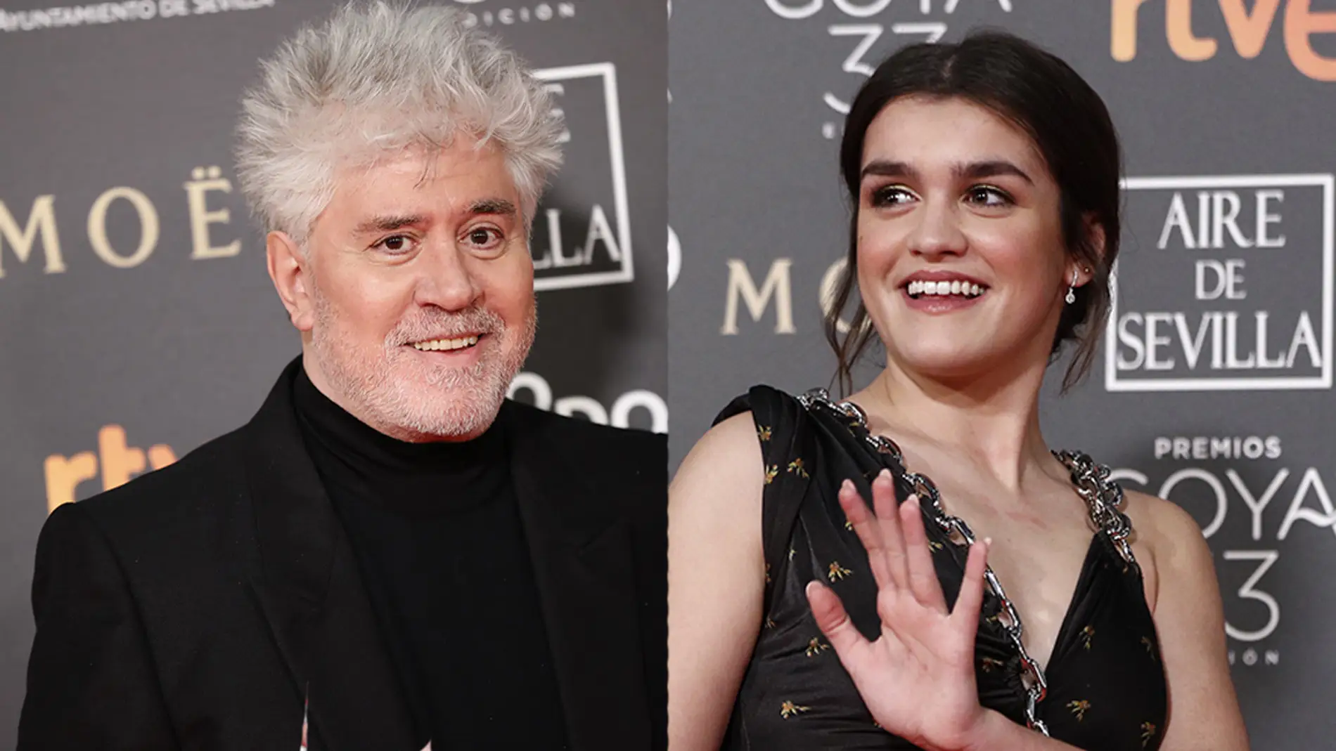 Amaia y Pedro Almodóvar
