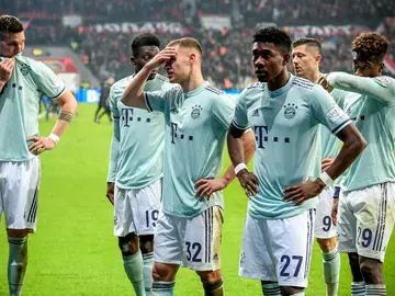 Los jugadores del Bayern, decepcionados Los jugadores del Bayern, decepcionados