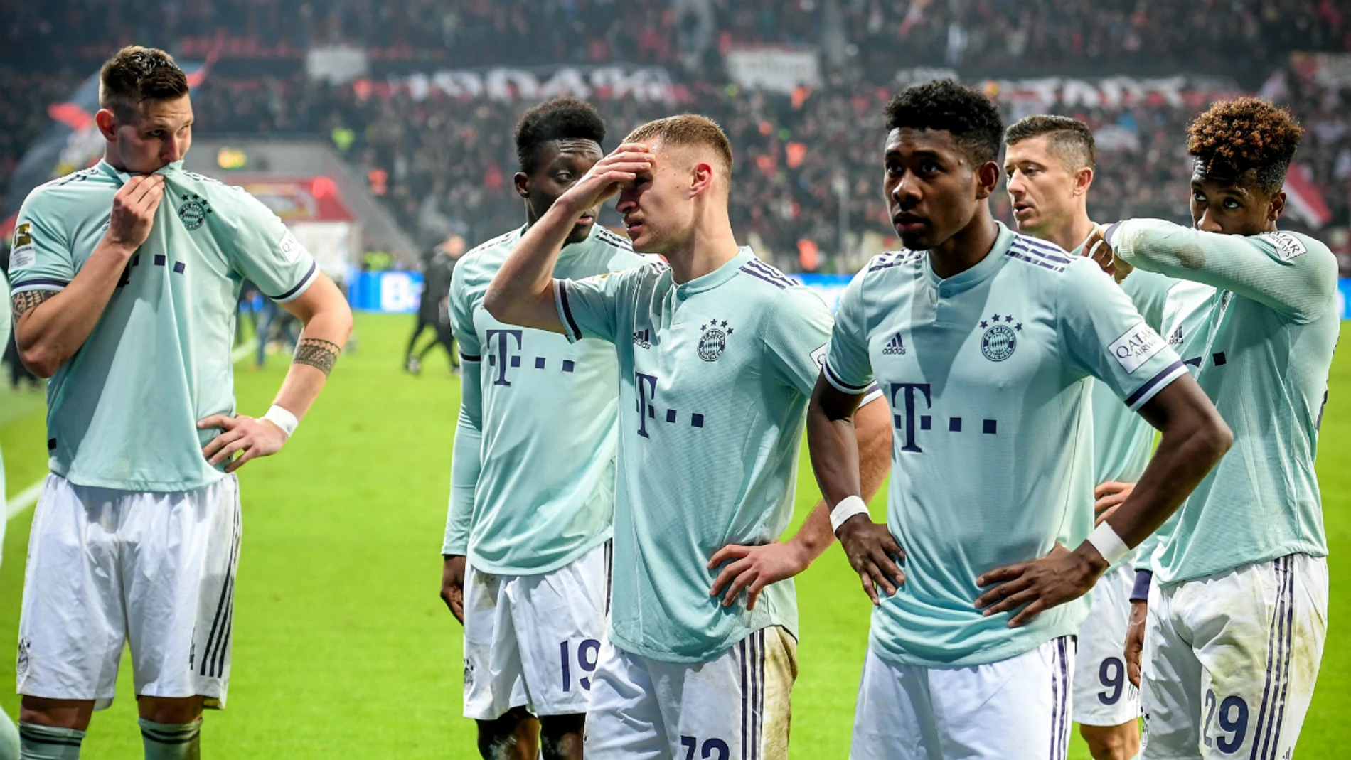 Los jugadores del Bayern, decepcionados Los jugadores del Bayern, decepcionados