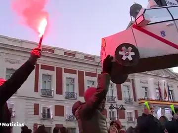 Las protestas de los taxistas madrileños pierden fuerza tras 14 días de huelga sin conseguir sus reivindicaciones Las protestas de los taxistas madrileños pierden fuerza tras 14 días de huelga sin conseguir sus reivindicaciones