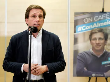 El portavoz del Grupo Municipal Popular en el Ayuntamiento de Madrid y candidato del PP a la alcaldía, José Luis Martínez-Almeida El portavoz del Grupo Municipal Popular en el Ayuntamiento de Madrid y candidato del PP a la alcaldía, José Luis Martínez-Almeida