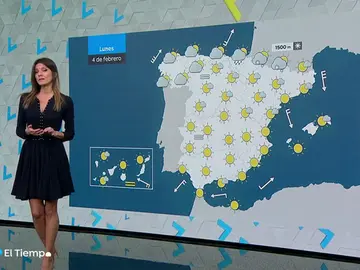 El lunes, temperaturas diurnas al alza y tiempo estable en casi todo el país El lunes, temperaturas diurnas al alza y tiempo estable en casi todo el país