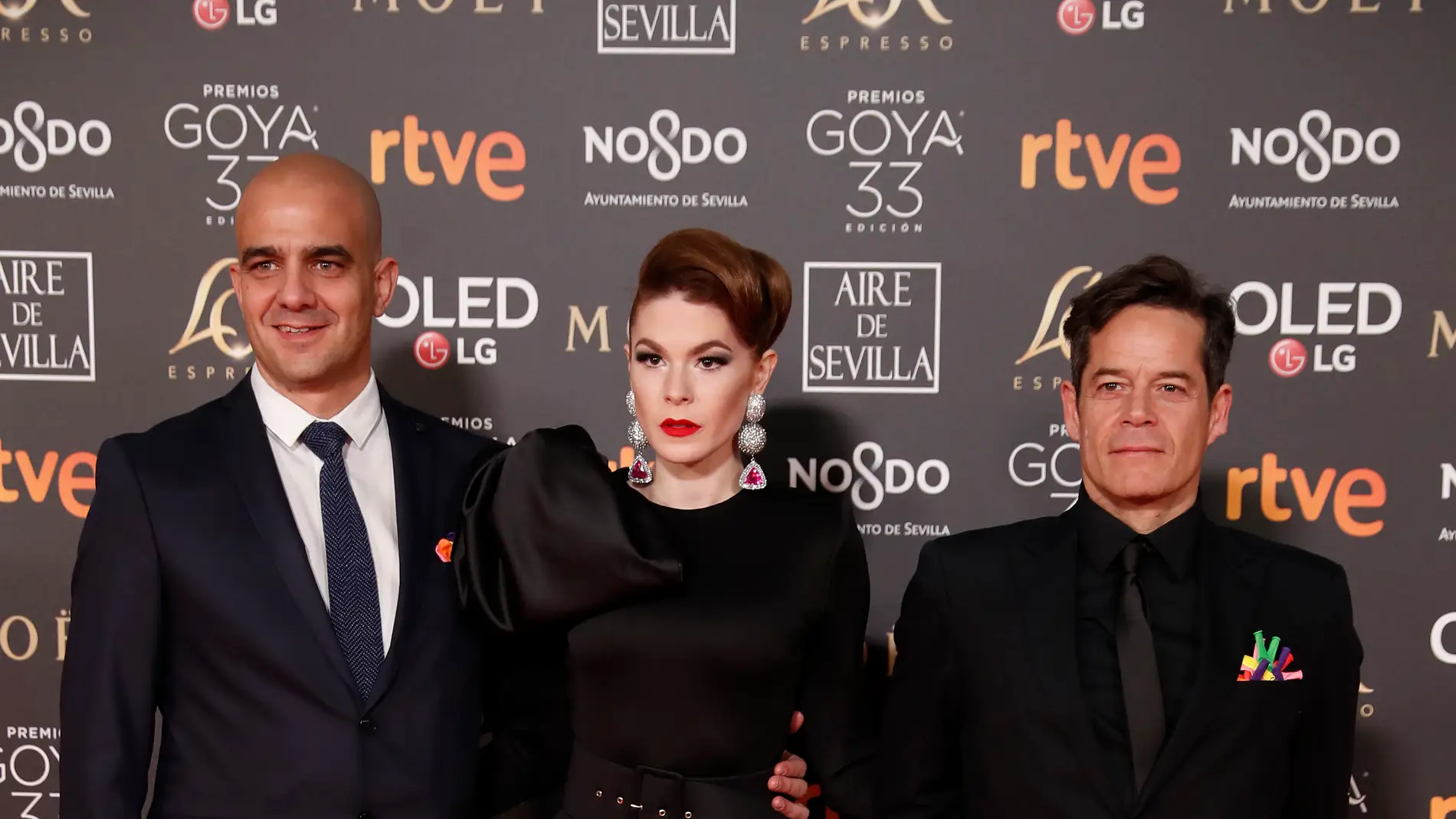 Jorge Sanz, en los Premios Goya 2019
